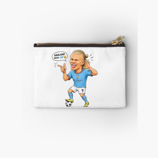 Item preview, Erling Haaland Comedy Cartoon | Football Fan Art | Funny Soccer Caricature designed and sold by maheart83.