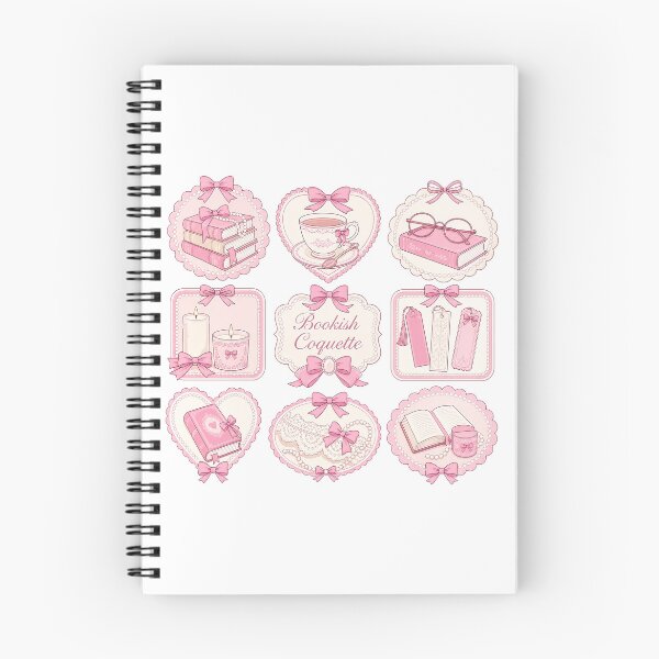 Item preview, Bookish Coquette Aesthetic Reading Collage designed and sold by QuirkyCloud Designs.