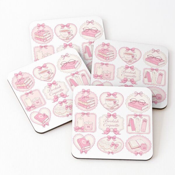 Item preview, Bookish Coquette Aesthetic Reading Collage designed and sold by QuirkyCloud Designs.