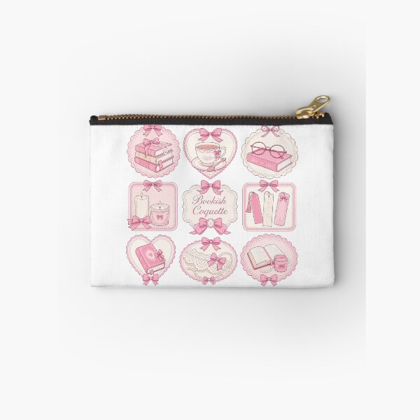 Item preview, Bookish Coquette Aesthetic Reading Collage designed and sold by QuirkyCloud Designs.