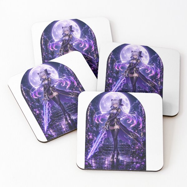 Item preview, Moonblade Guardian – Fantasy Anime Warrior designed and sold by Revyra Design .