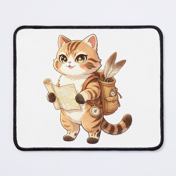 Item preview, The Little Scout - Cute Felis Nigripes Adventure Cat designed and sold by ABYSSLAB.