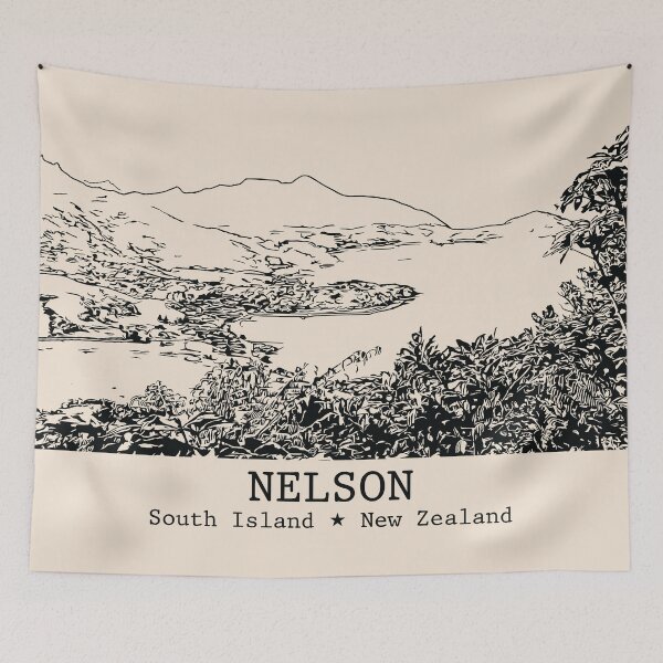 Item preview, Nelson NZ - Vintage Ink Cityscape designed and sold by Lakeric.