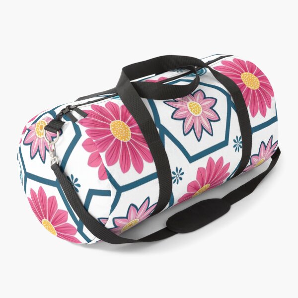 Item preview, Pink Daisy Hexagon Seamless Pattern designed and sold by trendspatterns.