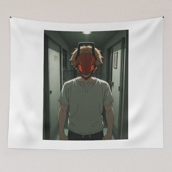 Item preview, Art - Disturbing masked character, Haunting manga atmosphere designed and sold by AnimeShin.