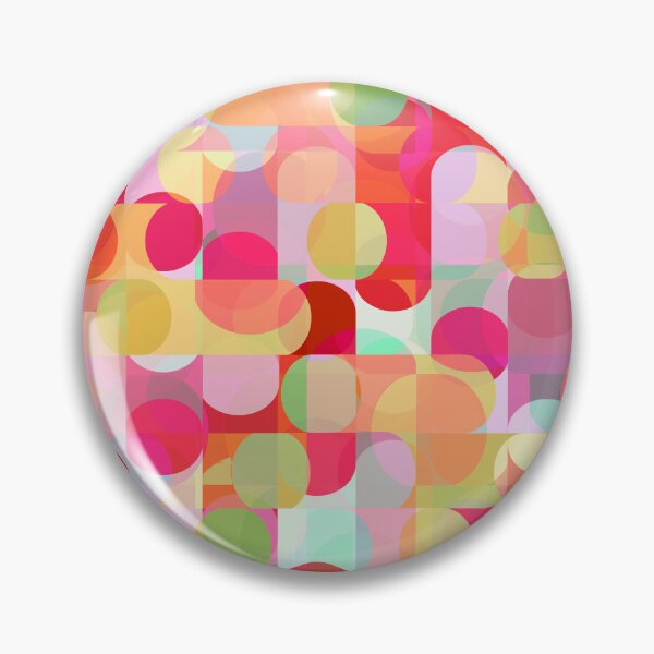Item preview, Beyond Bold Geometric Red Pink Oranges designed and sold by Sharon Schwalbe.