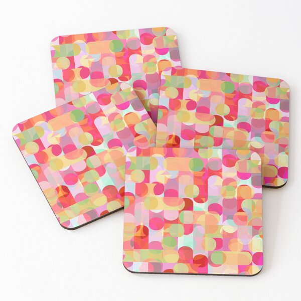 Item preview, Beyond Bold Geometric Red Pink Oranges designed and sold by Sharon Schwalbe.