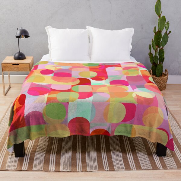 Item preview, Beyond Bold Geometric Red Pink Oranges designed and sold by Sharon Schwalbe.