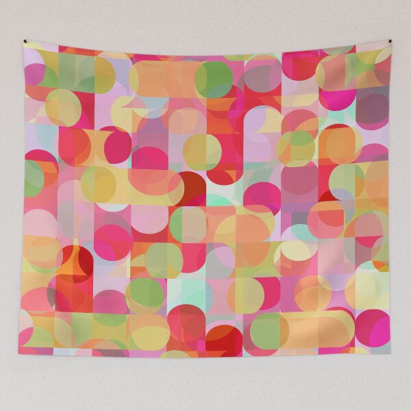 Item preview, Beyond Bold Geometric Red Pink Oranges designed and sold by Sharon Schwalbe.