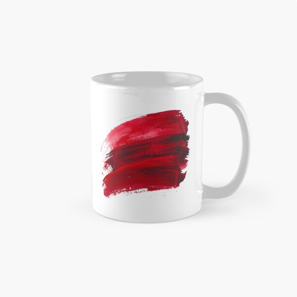 Item preview, Crimson Red Abstract Floral Brushstroke designed and sold by BetweenForms.