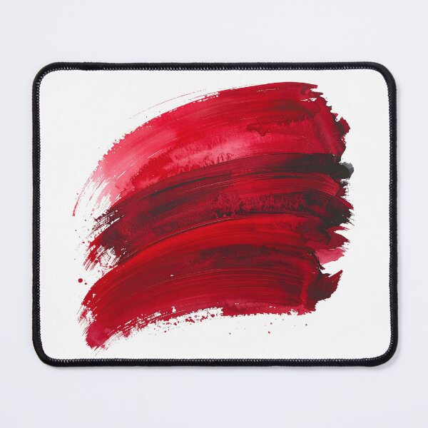 Item preview, Crimson Red Abstract Floral Brushstroke designed and sold by BetweenForms.