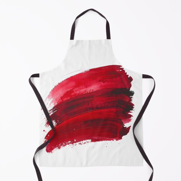 Item preview, Crimson Red Abstract Floral Brushstroke designed and sold by BetweenForms.