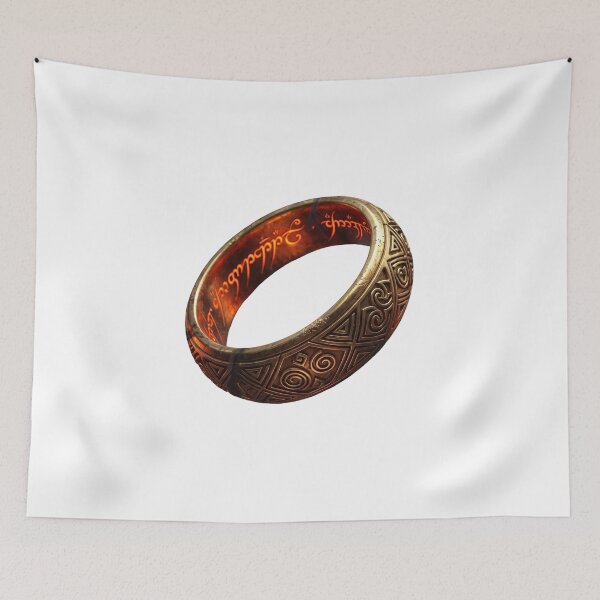 Item preview, Ancient Corrupted Magic Ring Lord of the Rings Style Dark Fantasy Art designed and sold by LunaMarkos.