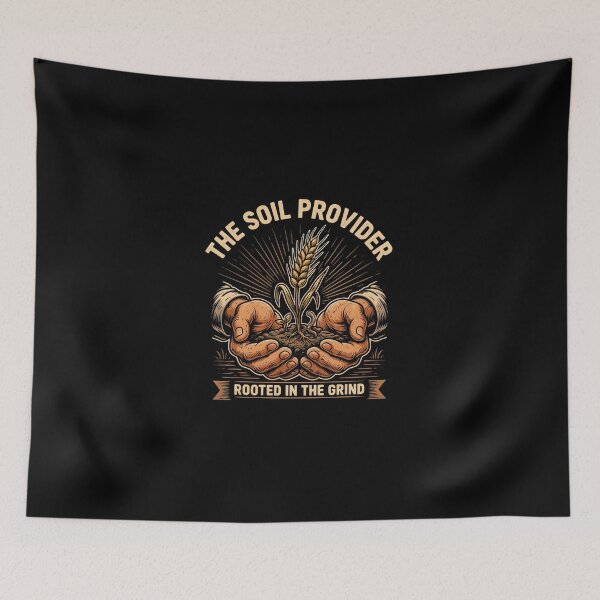 Item preview, The Soil Provider Rooted In The Grind Vintage Agriculture designed and sold by Enea Kelo.