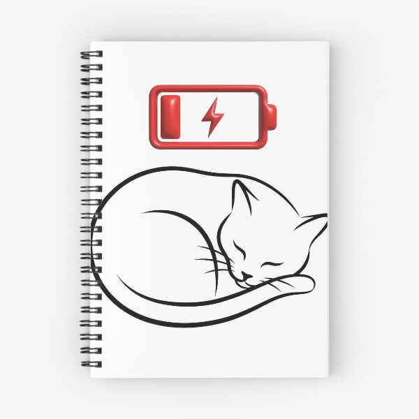 Item preview, Sleeping Cat Low Social Battery Minimalist Introvert Pet Aesthetic designed and sold by WorldShop17.