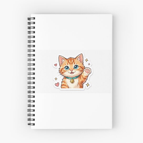 Item preview, Cute Cartoon Cat with Blue Eyes designed and sold by Arts121.