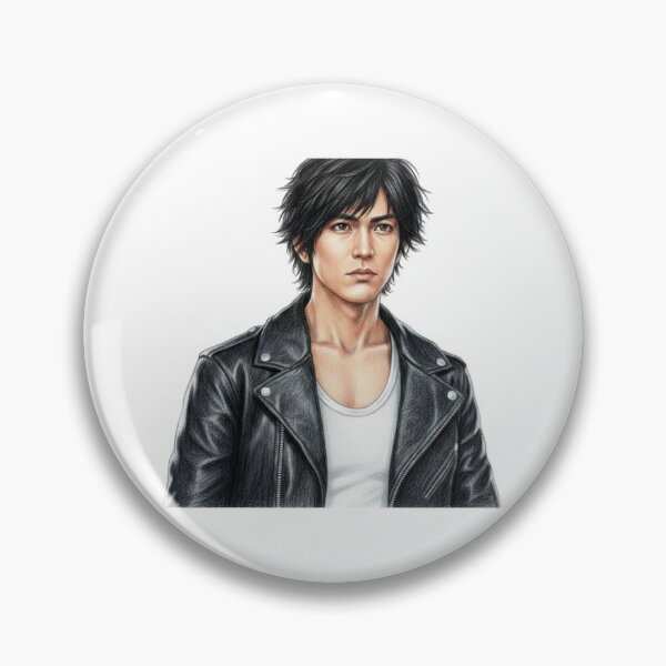 Item preview, Realistic Colored Pencil Anime Man Portrait designed and sold by KaleChub.