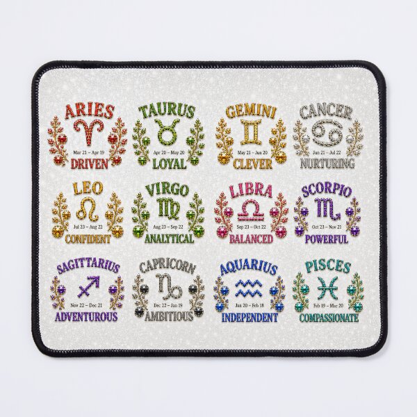 Item preview, 12 Zodiac signs. designed and sold by RootedInLocs.