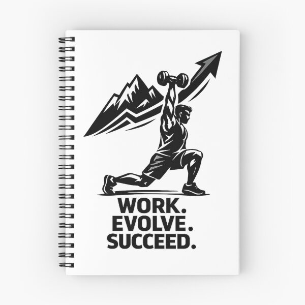 Item preview, Work Evolve Succeed Fitness Motivation designed and sold by Radson.