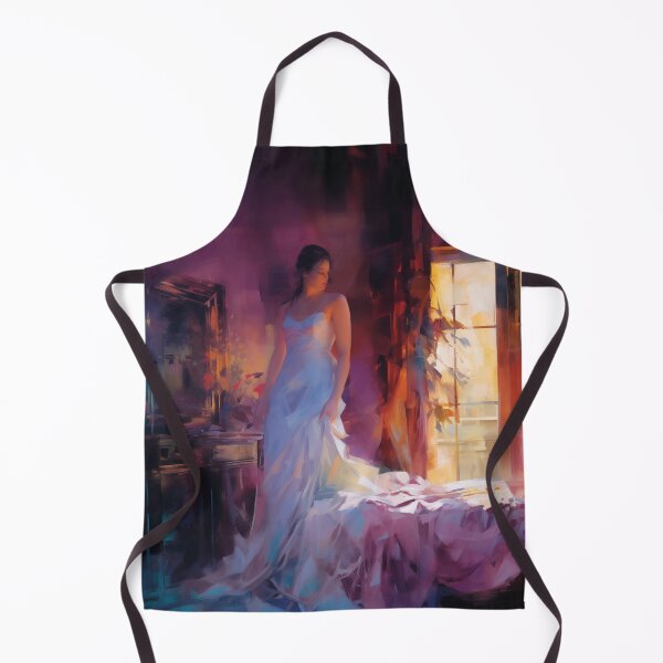 Item preview, Woman in White Dress by the Window designed and sold by AniDragonfly.