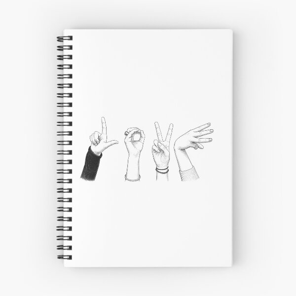 Item preview, LOVE Hand Sign Language designed and sold by IvanaIka.