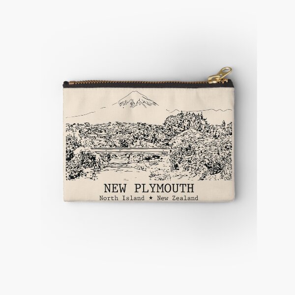 Item preview, New Plymouth NZ - Vintage Ink Cityscape designed and sold by Lakeric.