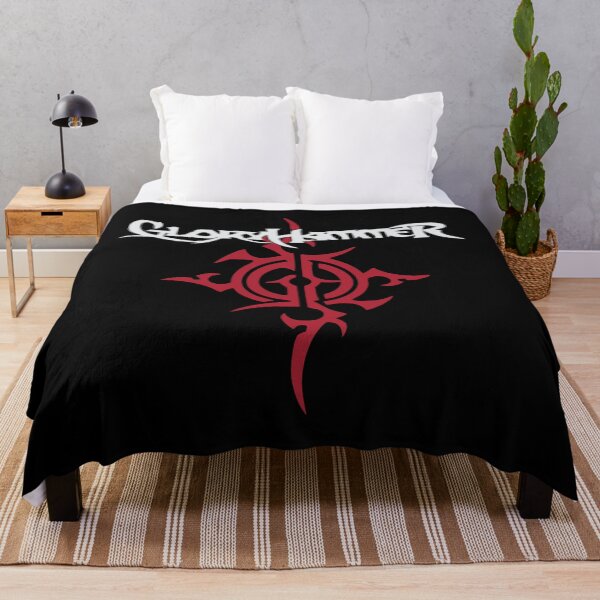 Item preview, White Gloryhammer Band Lace Floral Embroidery designed and sold by Rishstrethphoto.