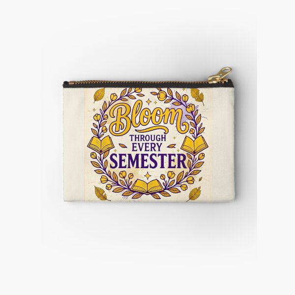 Item preview, Bloom Through Every Semester Autumn Marigold & Tea Stain designed and sold by TrinovaCreates.