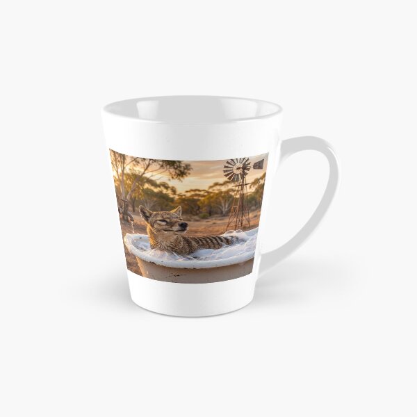 Item preview, Tasmanian Tiger Has an Outback Bath designed and sold by Tridentulus.
