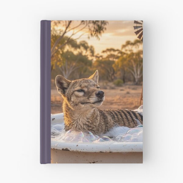 Item preview, Tasmanian Tiger Has an Outback Bath designed and sold by Tridentulus.