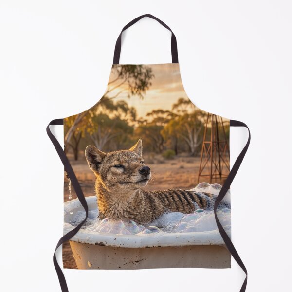 Item preview, Tasmanian Tiger Has an Outback Bath designed and sold by Tridentulus.
