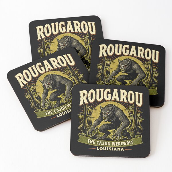 Item preview, Retro Rougarou Graphic, Louisiana Folklore Style designed and sold by studio150design.