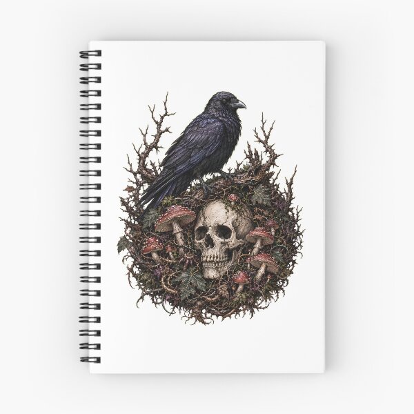 Item preview,  Crow Skull Mushroom designed and sold by bobcatmarty.