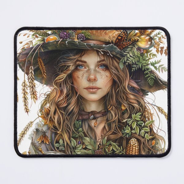 Item preview, Lammas Lughnasadh celebration witch designed and sold by Petal Ink Press.