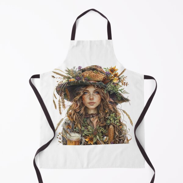 Item preview, Lammas Lughnasadh celebration witch designed and sold by Petal Ink Press.
