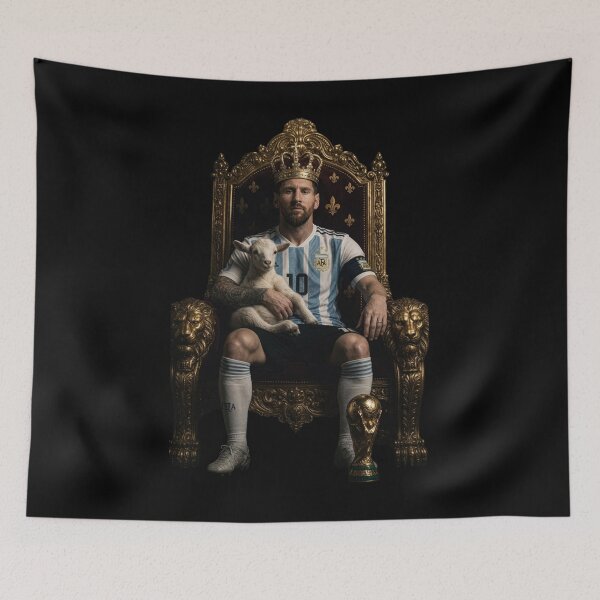 Item preview, Messi - Goat Throne Argentina designed and sold by JakintoMorel.