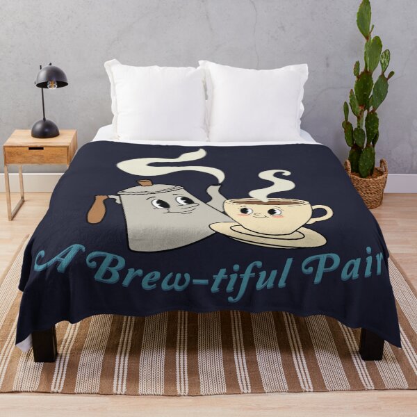Item preview, A Brew-tiful Pair | Vintage Rubber Hose Coffee Cartoon | Cute Retro Coffee Lovers designed and sold by Hallowed Artistry.