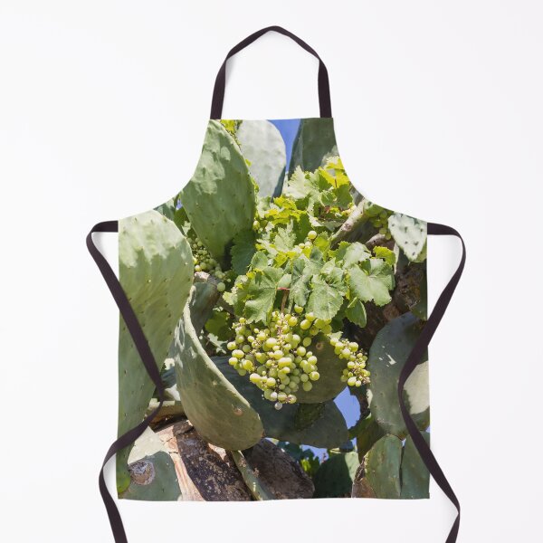 Item preview, Bunch of Green Grapes Hanging on Vine in Sunlit Vineyard Leaves Close-Up Summer designed and sold by Nmallia.