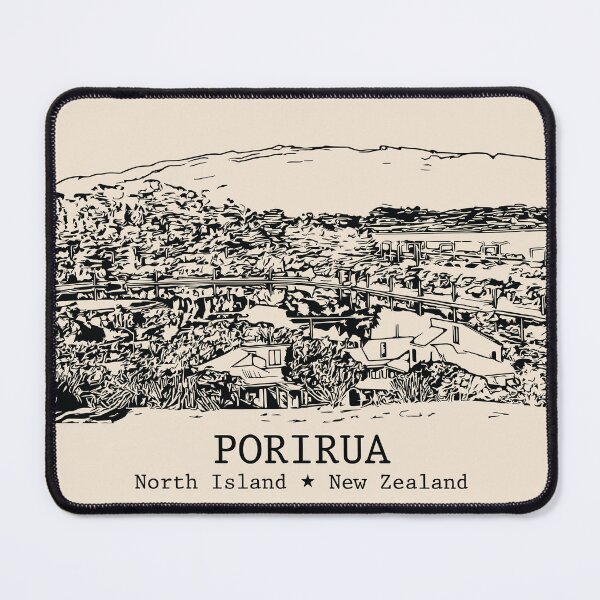 Item preview, Porirua NZ - Vintage Ink Cityscape designed and sold by Lakeric.