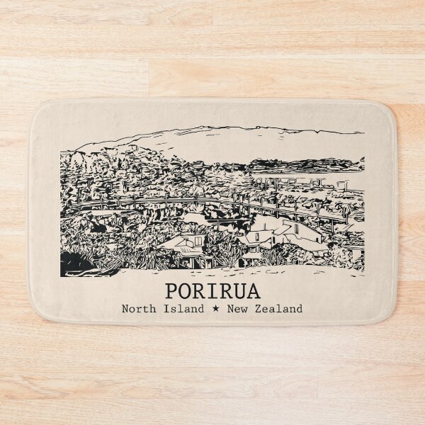 Item preview, Porirua NZ - Vintage Ink Cityscape designed and sold by Lakeric.