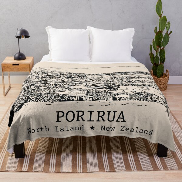 Item preview, Porirua NZ - Vintage Ink Cityscape designed and sold by Lakeric.