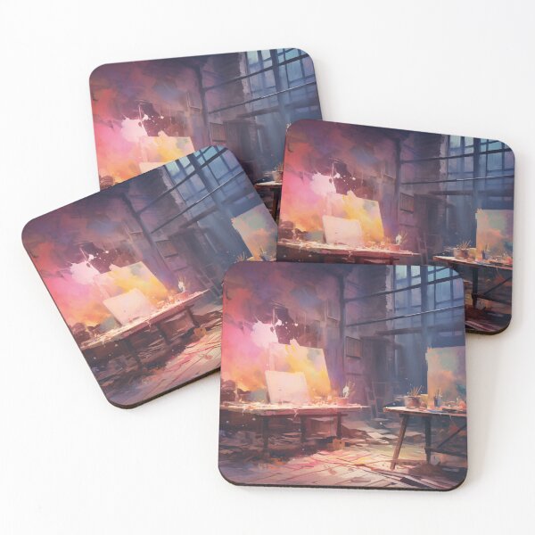 Item preview, Artist Studio in Warm Evening Light designed and sold by AniDragonfly.