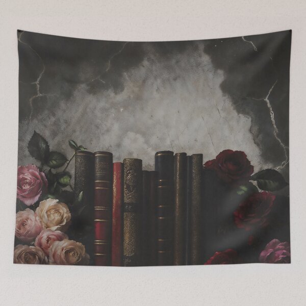 Item preview, Antique Books and Roses Dark Academia Gothic Aesthetic designed and sold by DarkHolyQueen.