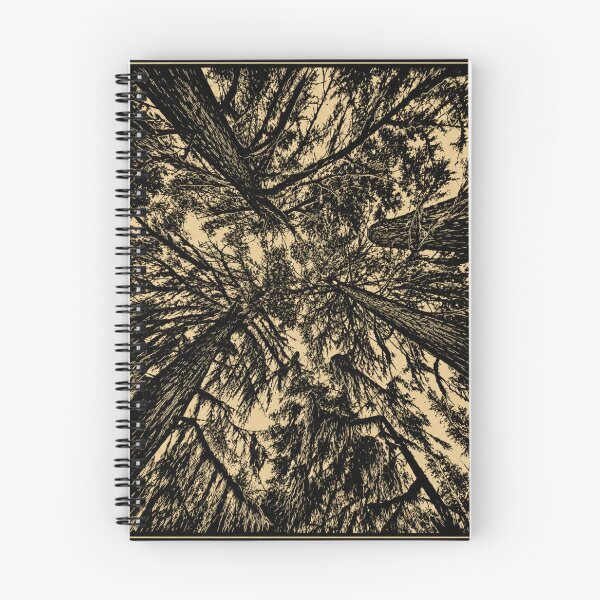 Item preview,  Towering Redwood Forest | Linocut Nature designed and sold by Linoluca.