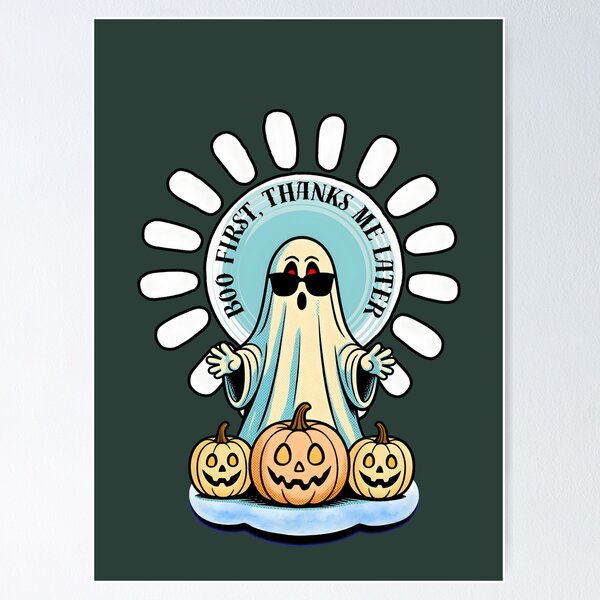 Item preview, Boo First Halloween Design Funny Halloween Design | Funny Halloween Design | Cute Ghost| designed and sold by Holadiseno.