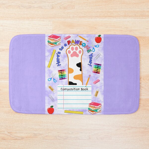 Item preview, Calico Cat Pawsome School Year Composition Book designed and sold by MYCatStuff.