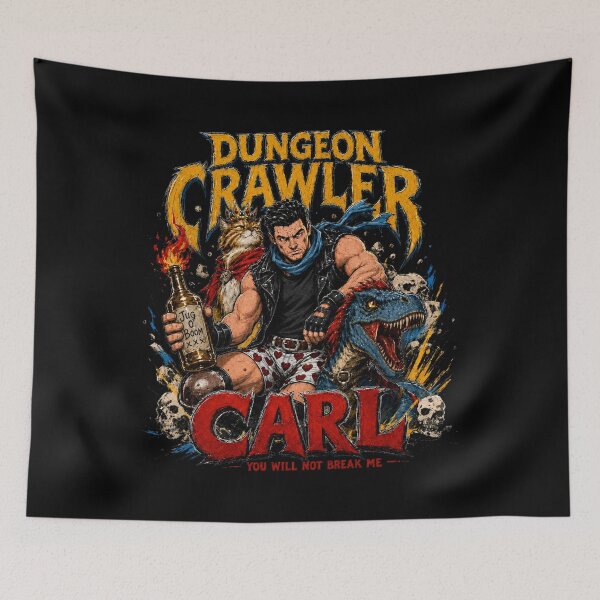 Item preview, Dungeon Crawler Carl, Princess Donut And Mongo, DCC LitRPG Fantasy Novel Book Lover Gamer designed and sold by JakintoMorel.