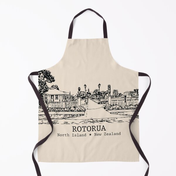 Item preview, Rotorua NZ - Vintage Ink Cityscape designed and sold by Lakeric.