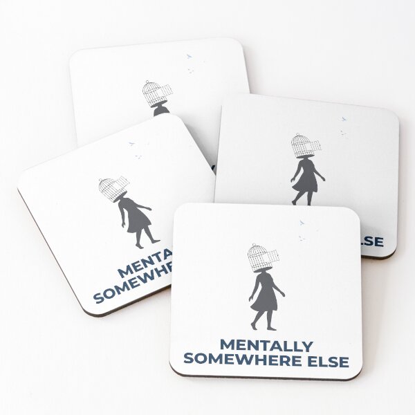 Item preview, Copy of Mentally Somewhere Else Aesthetic Daydreamer Introvert Mindscape designed and sold by WorldShop17.