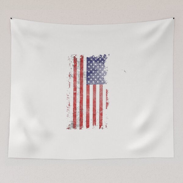 Item preview, American Flag Distressed Patriotic Tattered Vintage USA flag designed and sold by Gbriel3.